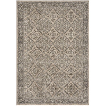 Safavieh 6 x 9 ft. Brentwood 863B Power Loomed Rectangle Area Rug Cream & Grey BNT863B-6